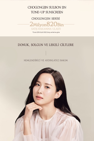 Missha Leke Karşıtı, Nemlendirici, Tonlayıcı Güneş Kremi Chogongjın Sulbon Jin Tone-up Cream