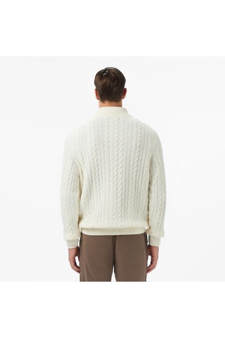Nautica Erkek Krem Classic Fit Kazak Desenli S57227t Krem