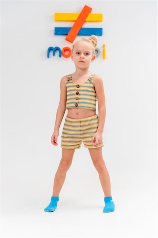 Moi Noi Baby Moi Noi 2li Takım Crop Stripe Çok Renkli