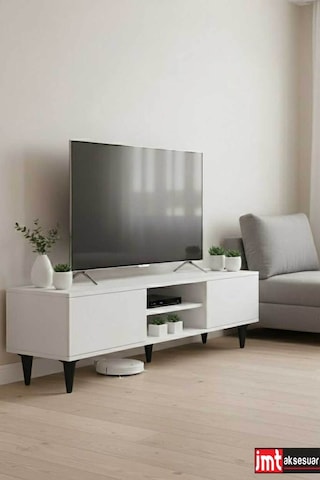 Aspen 15 Cm Siyah 8'li Set Koltuk Baza Dolap Tv Ünitesi Yatak Odası Konsol Ayağı Siyah