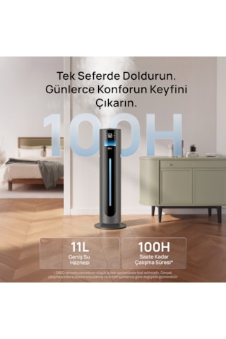 747s Akıllı Ultrasonik Hava Nemlendirici 11l Serin Buhar 100 Saat Sessiz Wifi