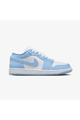 Nike Air Jordan 1 Low Whıte Aluminum-sportxoutlet Beyaz - Mavi