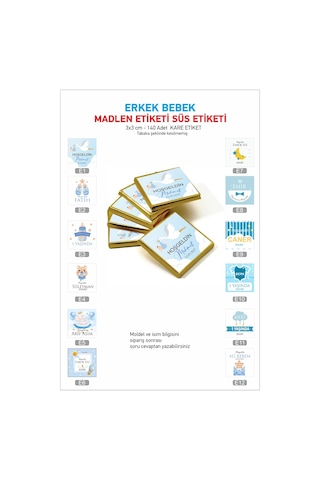Doğum Günü 1 Yaş Hoşgeldin Bebek Erkek Bebek Çocuk Hediyelik Madl