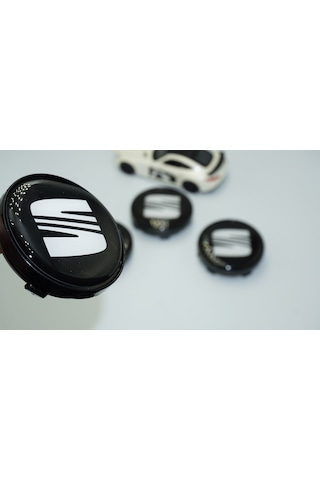 Dk Tuning Seat Siyah Jant Göbeği Kapak Seti 60mm
