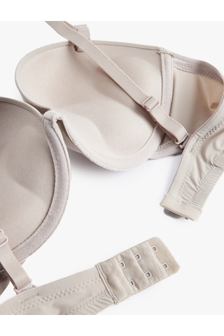 Koton Rahat Kalıp Ekstra Dolgulu Destekli Sütyen Bej 6wlk10006mk Ekru