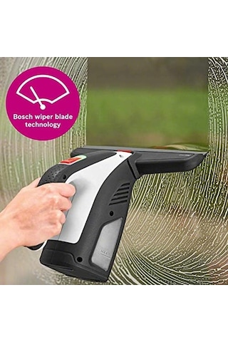 Akülü Pencere Temizleyici, Glassvac Cam Temizleyici, Premium Paket, Pencere, Ayna Ve Duş Temizliği İçin, Çalışma Süresi Yaklaşık 35 Pencere, Karton Kutuda Diğer