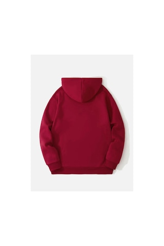 Altamira Unisex New Moment Baskılı Oversize Kapşonlu Sweatshirt 001