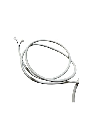 Aydınlatma Elektrik Kablosu 2 0,50 Ttr Yuvarlak Tip Tam Bakır Beyaz 3 Metre