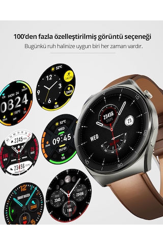 Aukey SW-2U-GY Akıllı Saat (Distribütör Garantili)