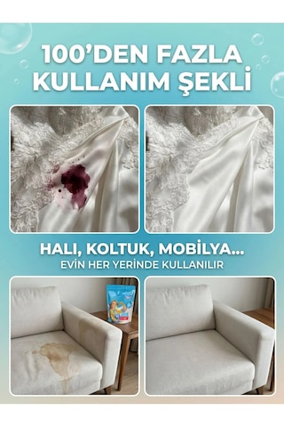 Stain İt Zero Çamaşır & Yüzey İçin Çok Amaçlı Aktif Oksijenli Toz Leke Çıkarıcı Ve Beyazlatıcı 800 Gr