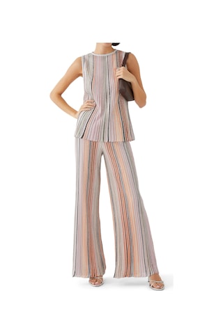 Missoni Işıltılı Triko Düz Pantolon Pembe