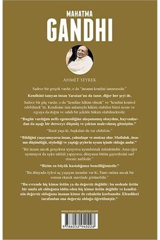 Mahatma Gandhi-Biyografi Serisi - Ahmet Seyrek - Mavi Çatı Yayınları