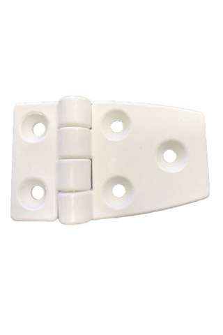 Saray 10'lu Plastik Menteşe. Kısa-uzun Model. Beyaz. 37x58mm