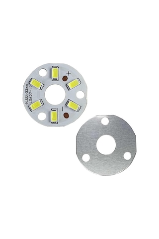 5730 12v 3w 32mm Beyaz Led Modül Aluminyum Pcb 6 Led Lamba Aydınlatma Işık