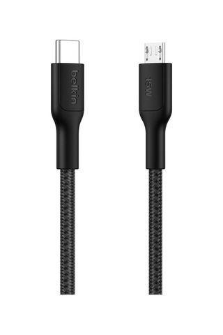 Belkin Eco Usb-c - Micro Usb Kablosu, 1 M, Yumuşak, Örgülü, Esnek Hızlı Şarj Kablosu, Usb-ıf Sertifikalı Type-c Diğer