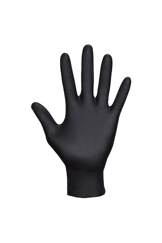 Raven Pudrasız Nitril Siyah Eldiven 100'lü