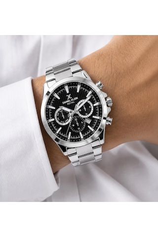 Daniel Klein Premium Çelik Kordon 2 Yıl Garantili 3 Atm Suya Dayanıklı Erkek Kol Saati Edk.r11095.2 Gümüş 18939684