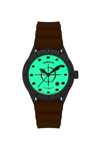 Spinnaker Cahıll Otomatik Sp-5142-01 Spongebob Squarepants Timekeeper Limited Edition Erkek Kol Saat Metalik Gri