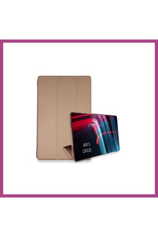 Gees Global Apple Uyumlu iPad Air 5 2022 Kılıf Tablet Smart Kılıf - Rose Gold Gbzs