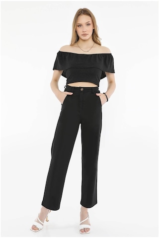 Alexandergardı Volanlı Crop Top (B21-3100)