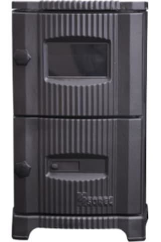 Sürel 5150 Tam Dokum Uyuyan Camlı Odun Kömür Soba Kovasız