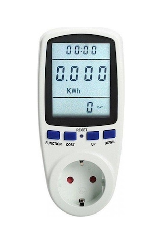 Enerji Tüketim Sarfiyat Ölçer Priz - Wattmetre