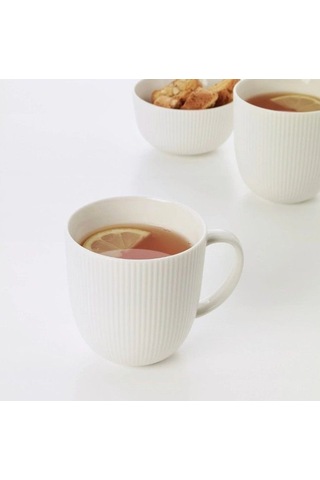 Ikea Ofantlıgt Porselen Kupa 9 Cm 310 Ml Beyaz 1 Parça