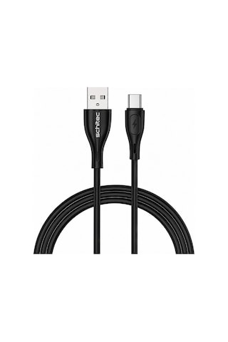 Schitec Usb-a To Type-c 60w Hızlı Şarj Ve Data Kablosu 1m Siyah Hg/c-09ac
