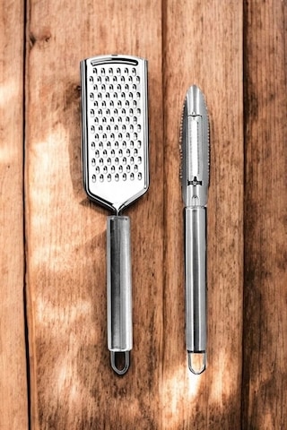 Mybru Paslanmaz Çelik Rende Ve Soyacak Penir Çikolata Zencefil Patates Limon Rende Ve Soyacak 2'li S Çok Renkli