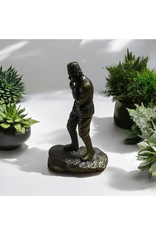 Atatürk Büstü - Bronz Görünümlü - Özel Tasarım Atatürk Biblosu