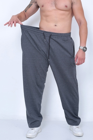 Lukitus Erkek Büyük Beden Eşofman Altı Gri