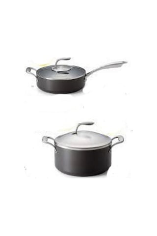 Tupperware Özel Seri Teflon 4.1 Lt Ve 3 Lt Tencere Set