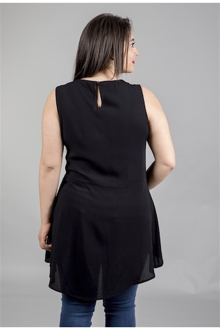 Belden Detaylı Uzun Tunik-siyah Siyah
