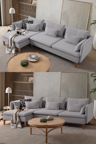 Flexy Köşe Koltuk Takımı Gri