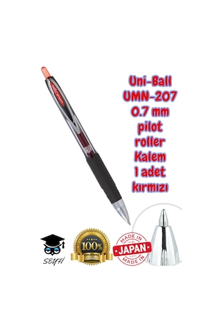 0.7 Mm Jel Pilot Kalem Roller Signo Kalem Umn-207 Uni-ball Basmalı Pilot Kalem Çok Renkli