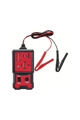 Xuweiwei 12v İçin Otomotiv Röle Test Cihazı Kırmızı 4 Ve 5 Pinli Röleler İçin Uygun Pil Kelepçeleri İle Kolay Teşhis