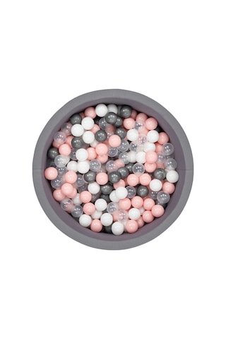 Wellgro Bubble Pops Gri Top Havuzu - Beyaz/Şeffaf/Gri/Pembe Topla