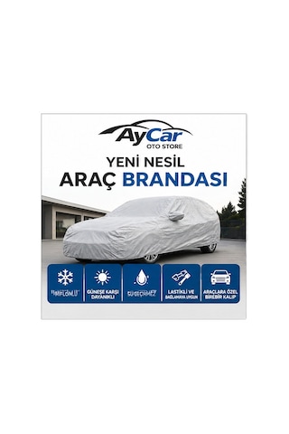 Aycar Toyota Letiace Uyumlu Oto Branda Su Geçirmez Miflonlu 4 Mevsim Araç Brandası