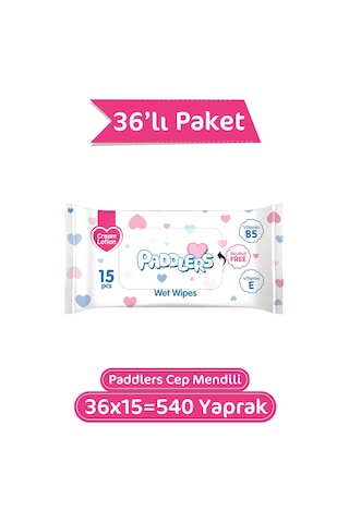 Paddlers Cep Mendili 36x15 li Koli (540 Yaprak)