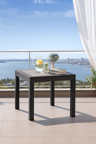 Rattan 80x80 Antrasit Masa