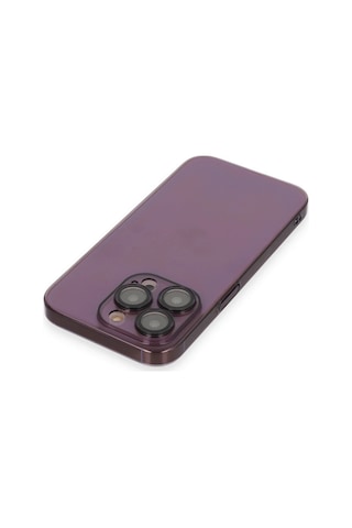 Newface - 239 - iPhone Uyumlu 14 Pro Kılıf Armada Lensli Kapak - - Csmo-tex - Derin Mor