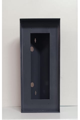 Açılı Diafon 15 x 35 x 10.5 Zil Paneli Metal Yön Çevirme Ve Koruma Kutusu Antrasit