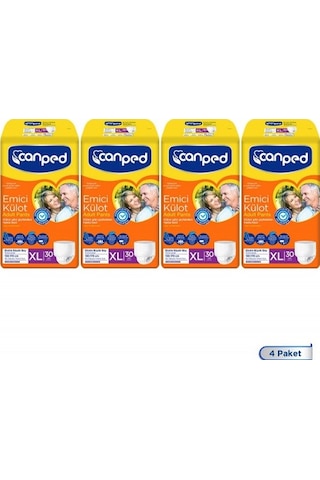 Canped Emici Külot Extra Büyük Boy Large 120 Li XL