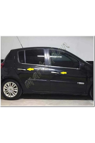 Db Chrome Renault Clio 3 Hb Kapı Kolu Nikelajı 2006-2011 4 Kapı P.çelik