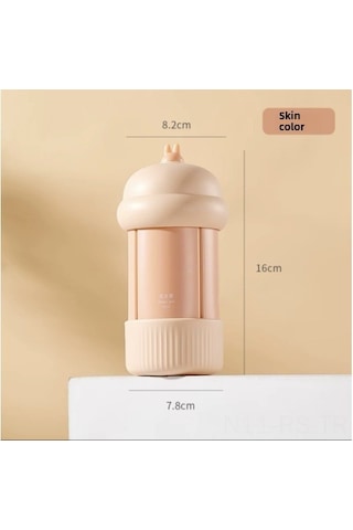 Reedark Seyahat Silikon Kozmetik Dolum Flakon Seti 4'lü - Şampuan, Losyon, Duş Jeli Taşınabilir Leakproof Canavar Tavşanı Renkli Diğer