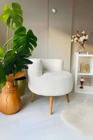 Elegant Comfort Çay Seti Tek Berjer Puf Takımı