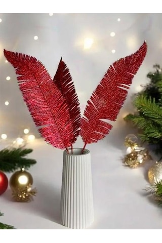 Dekoratif Simli Kuş Tüyü Altın-gümüş-rose-gold