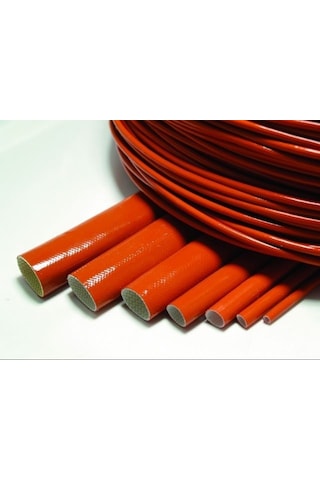 4.0 MM 250 Derece Isıya Dayanıklı 3000 V Cam Elyaf Yanmaz Makaron 1 M