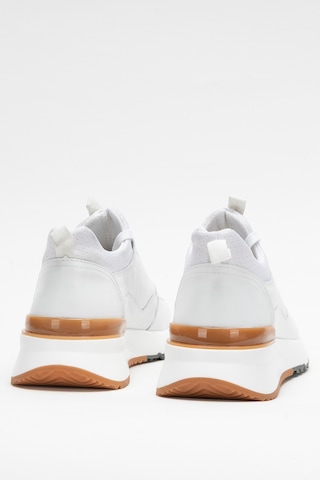 Marcomen Erkek Kalın Taban Bağcıklı Sneaker Gerçek Deri Mc 21323 Beyaz Beyaz