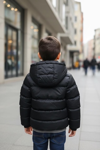 Benitto Kids Erkek Bebek Şişme Mont 51374 Siyah